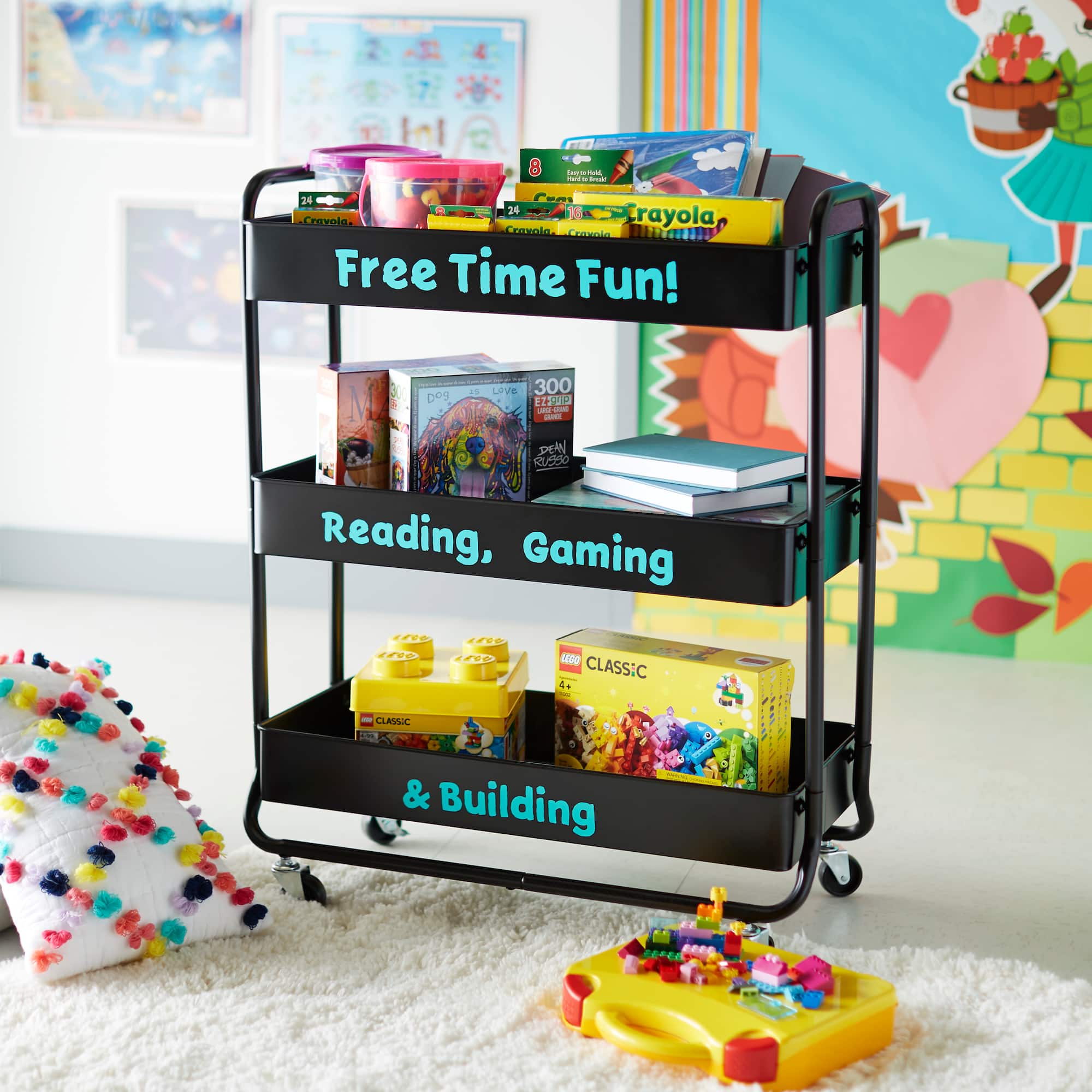 Hudson Rolling Cart by Simply Tidy